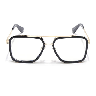 Voyage Black & Golden Wayfarer Eyeglasses for Men & Women (3240MG5215-C2)