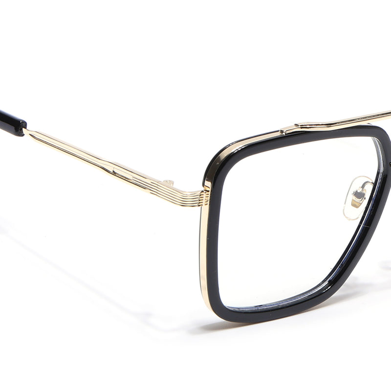 Voyage Black & Golden Wayfarer Eyeglasses for Men & Women (3240MG5215-C2)