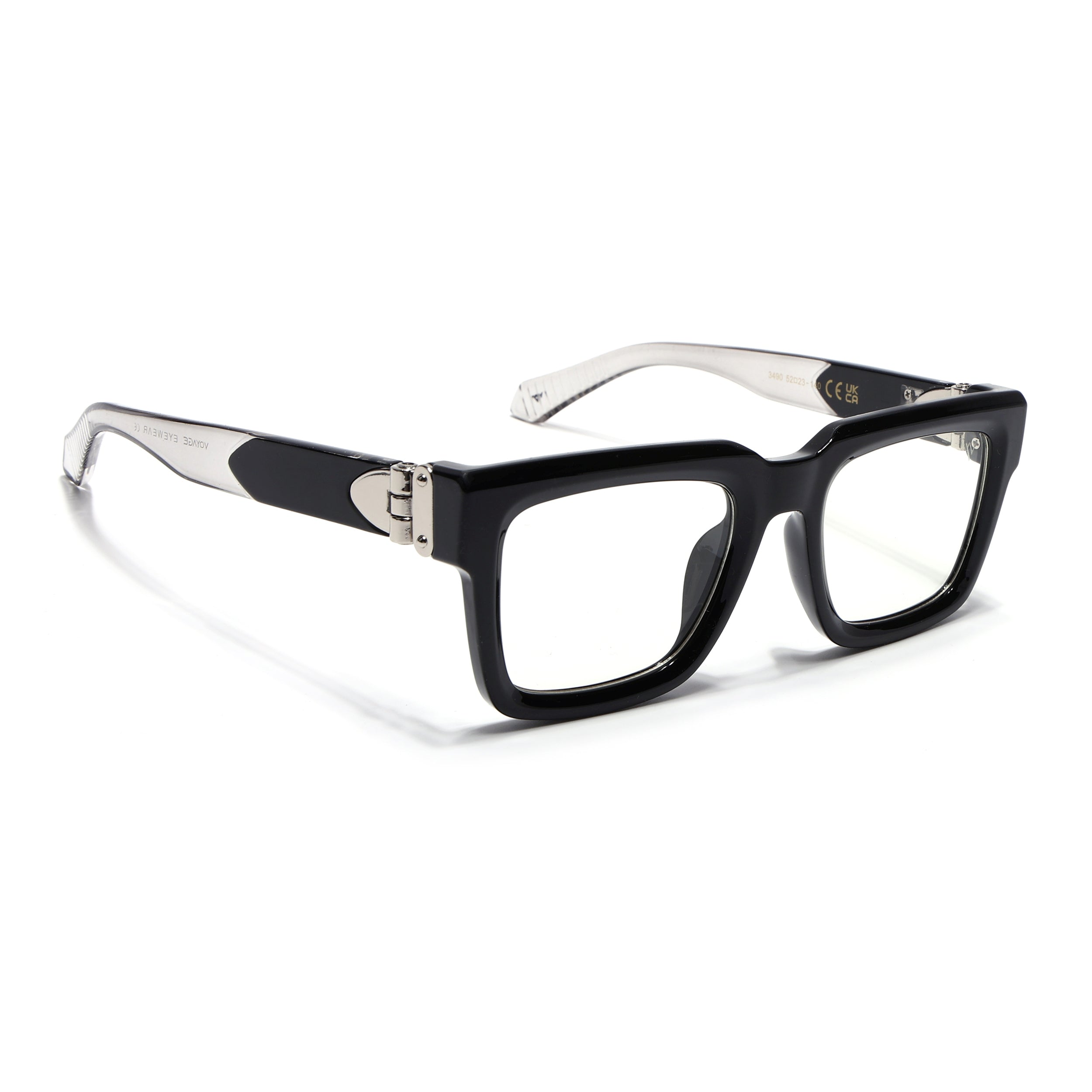 Oryn | Black Square Eyeglasses for Men & Women (3490FMG7130-C1)