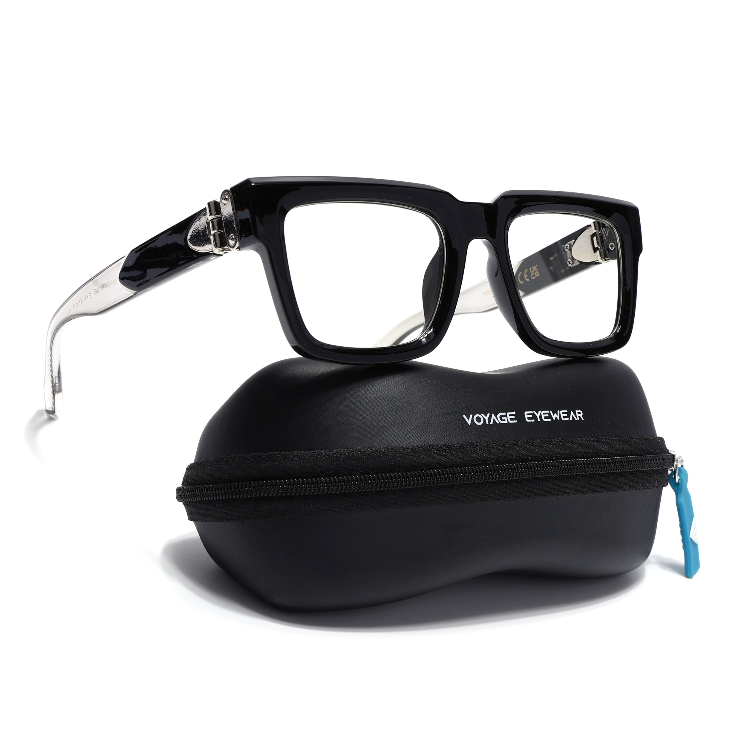Oryn | Black Square Eyeglasses for Men & Women (3490FMG7130-C1)
