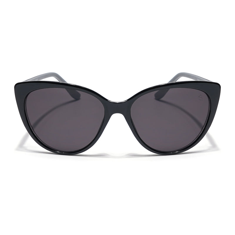 Eyejack Black Cateye Sunglasses for Women (35004CL899)