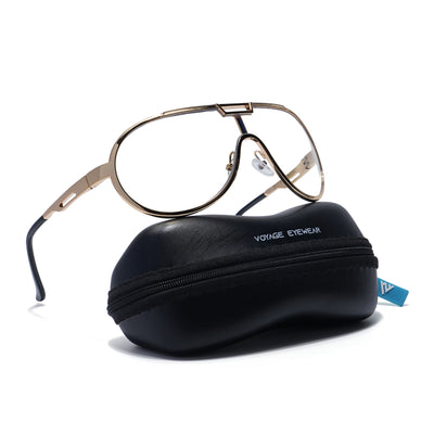 Voyage Golden Wrap Around Eyeglasses for Men & Women (3621MG5590-C1)