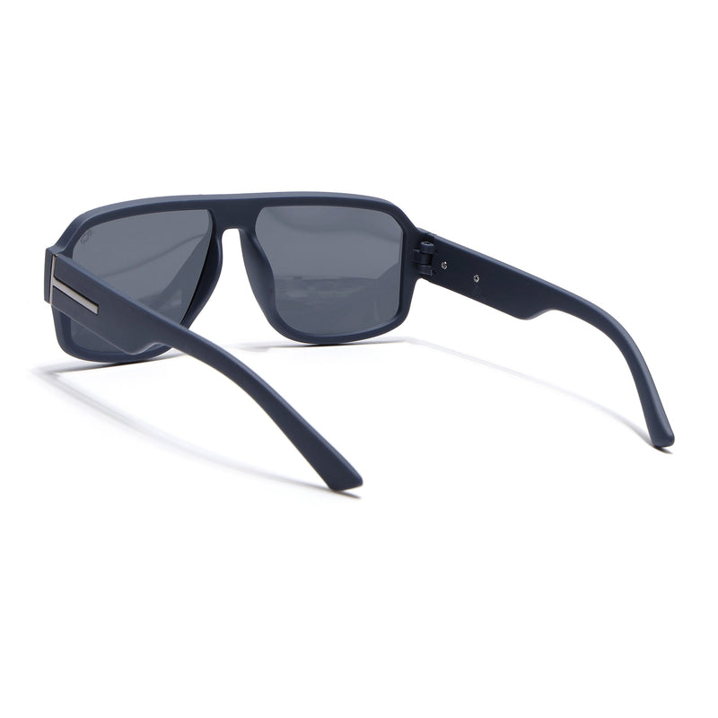 Eyejack Grey Wayfarer Polarized Sunglasses for Men & Women (3710PCL1203)