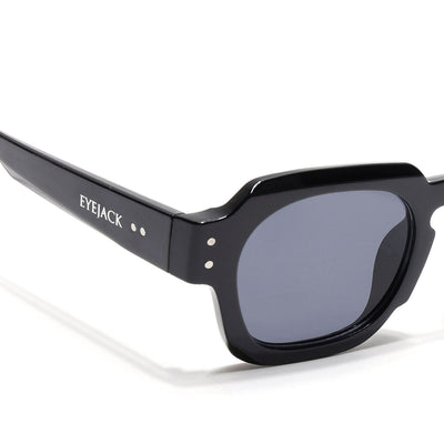 Milan - Black Round Sunglasses (3717CL990)