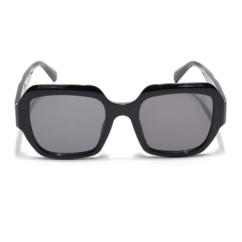 Eyejack Black Oversize Sunglasses for Women (3732CL994)