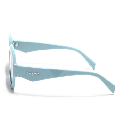 Eyejack Sky Blue Oversize Sunglasses for Women (3732CL996)