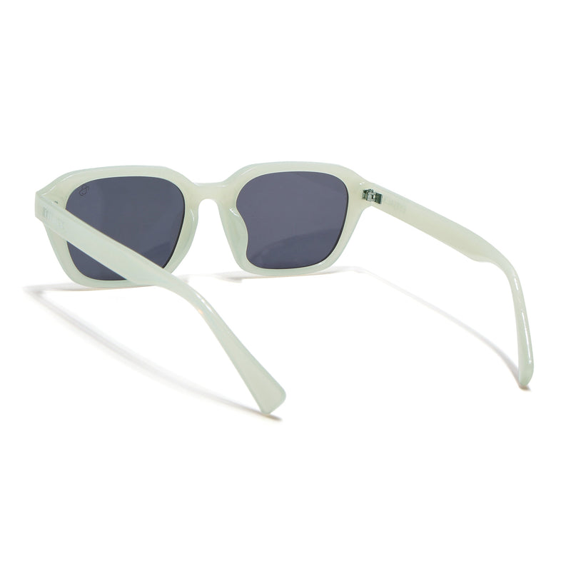 Eyejack Sea Green Square Sunglasses for Men & Women (3740CL1001)