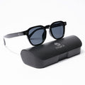 Eyejack Square Sunglasses for Men & Women (Black Lens | Shine Black Frame - 3797CL518-C1)