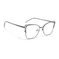 Voyage Glam Grey Cateye Eyeglasses for Women (39001MG6536-C2)
