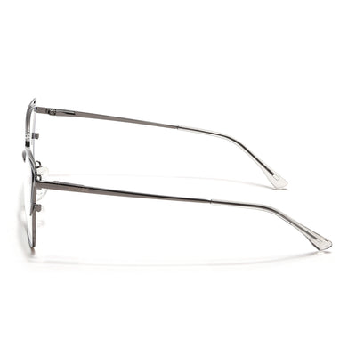 Voyage Glam Grey Cateye Eyeglasses for Women (39001MG6536-C2)