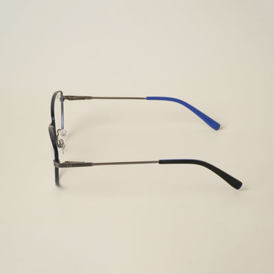 Voyage Blue Cateye Eyeglasses for Women (YC82043MG4604-C5)