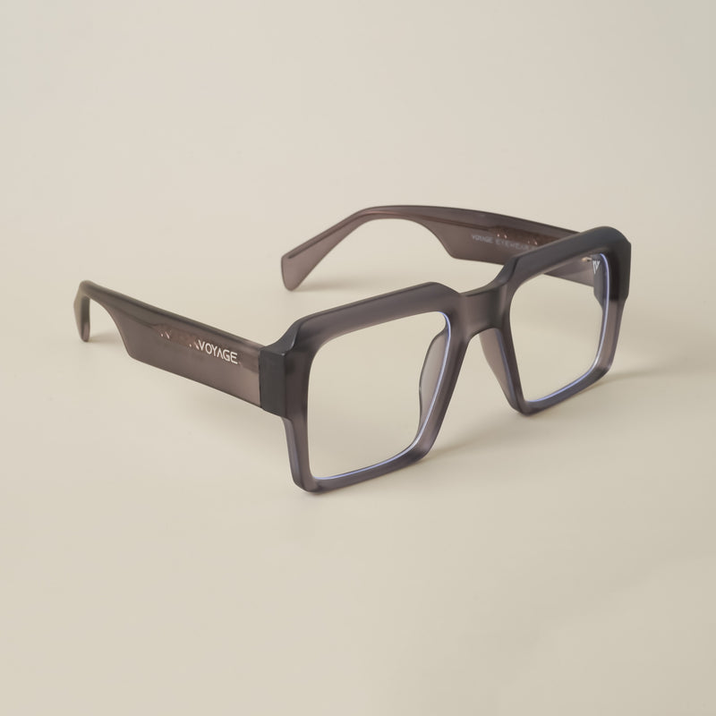 Voyage Goat Grey Wayfarer Eyeglasses for Men & Women (58972MG4759-C4)