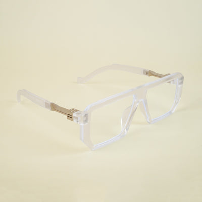 Voyage Goat Transparent Wayfarer Eyeglasses for Men & Women (8725MG4643-C3)