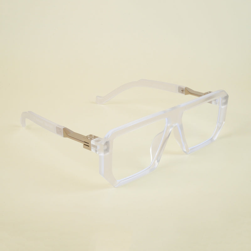 Voyage Goat Transparent Wayfarer Eyeglasses for Men & Women (8725MG4643-C3)