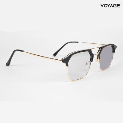 Voyage photochromic Golden & Black Wayfarer Eyeglasses for Men & Women (2295MG5075-C1)