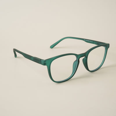 Voyage Air Green Square Eyeglasses for Men & Women (T011MG4729-C3)