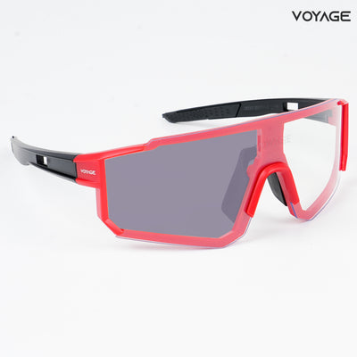 Voayge Drift Photochromic Red Eyeglasses for Men & Women (6802MG5603-C3)