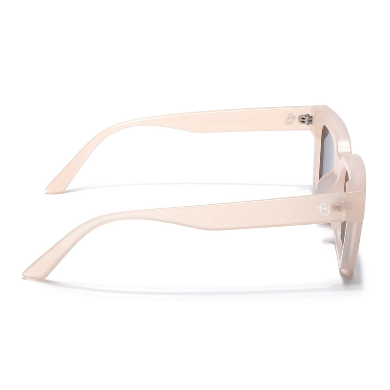 Eyejack Cream Square Sunglasses for Men & Women (4834CL1195)