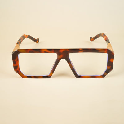 Voyage Goat Demi Brown Wayfarer Eyeglasses for Men & Women (8725MG4644-C4)