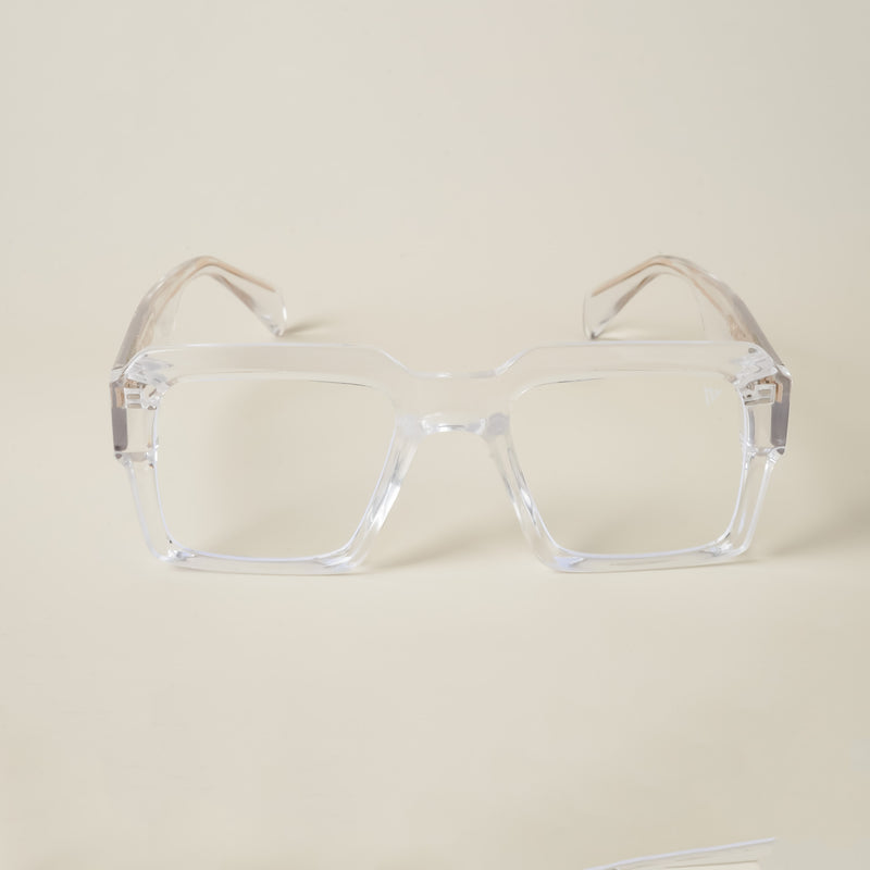 Voyage Goat Transparent Wayfarer Eyeglasses for Men & Women (58972MG4758-C3)