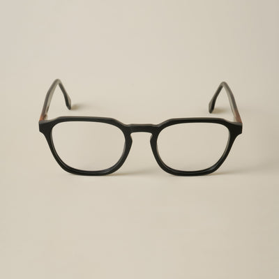 Goeye Shine Black Square Eyeglasses for Men & Women (G091GE1684-C1)