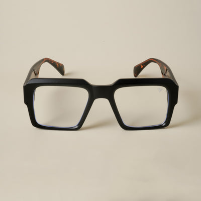 Voyage Goat Matt Black Wayfarer Eyeglasses for Men & Women (58972MG4757-C2)