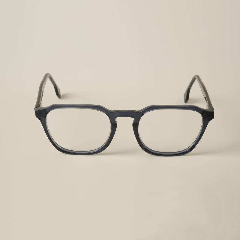 Goeye Grey Square Eyeglasses for Men & Women (G091GE1685-C3)