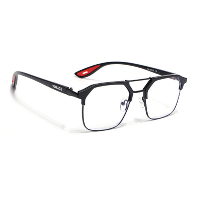 Commander | Black Wayfarer Eyeglasses for Men & Women | 4#FMG6684-C1