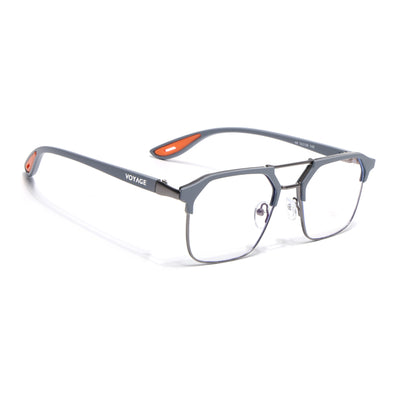 Commander | Grey Wayfarer Eyeglasses for Men & Women | 4#FMG6687-C4