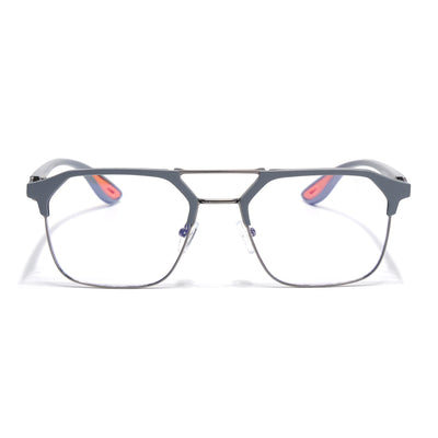 Commander | Grey Wayfarer Eyeglasses for Men & Women | 4#FMG6687-C4