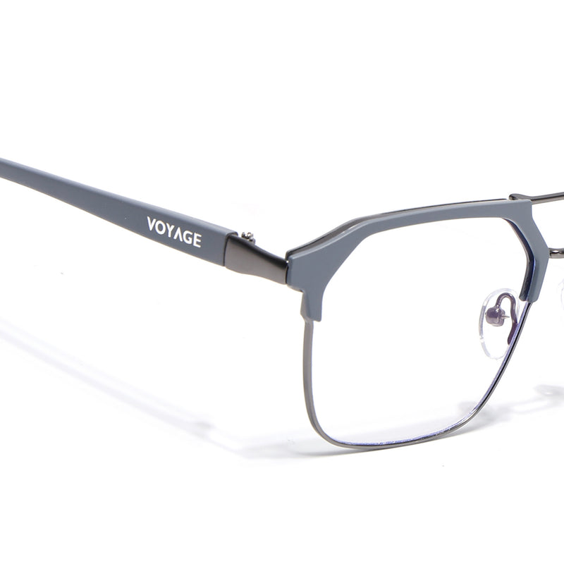 Commander | Grey Wayfarer Eyeglasses for Men & Women | 4