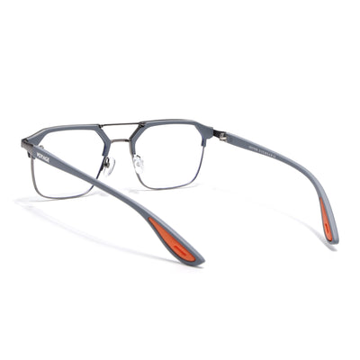 Commander | Grey Wayfarer Eyeglasses for Men & Women | 4#FMG6687-C4