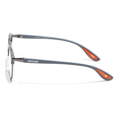 Commander | Grey Wayfarer Eyeglasses for Men & Women | 4#FMG6687-C4