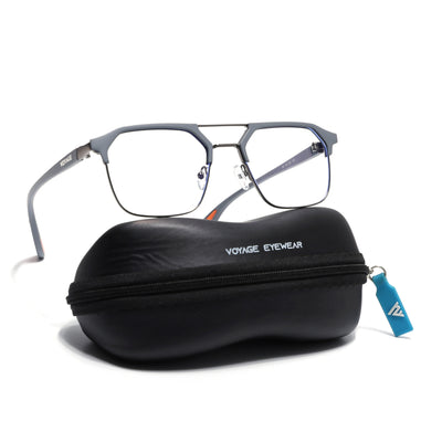 Commander | Grey Wayfarer Eyeglasses for Men & Women | 4#FMG6687-C4