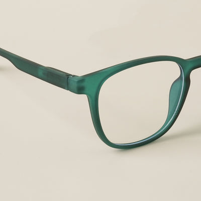 Voyage Air Green Square Eyeglasses for Men & Women (T011MG4729-C3)
