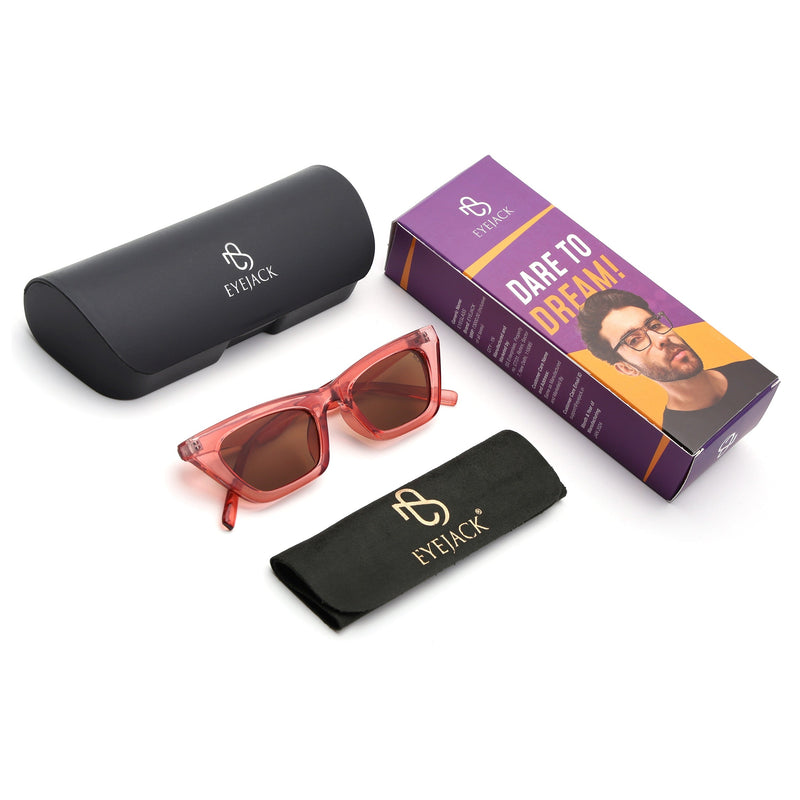 Eyejack Wine Cateye Sunglasses for Women (5003CL1230)