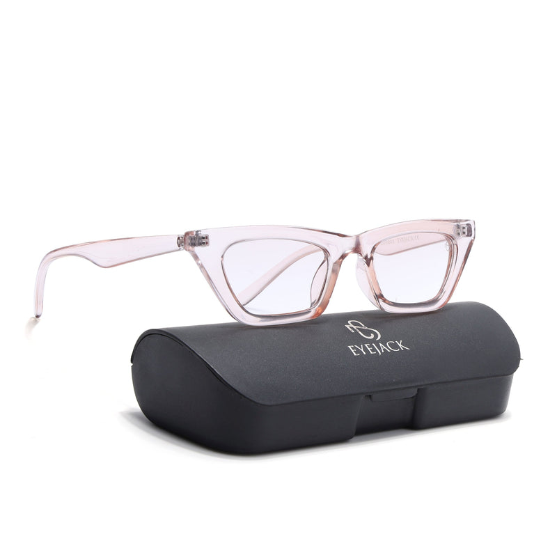 Eyejack Light Brown Cateye Sunglasses for Women (5003CL1231)