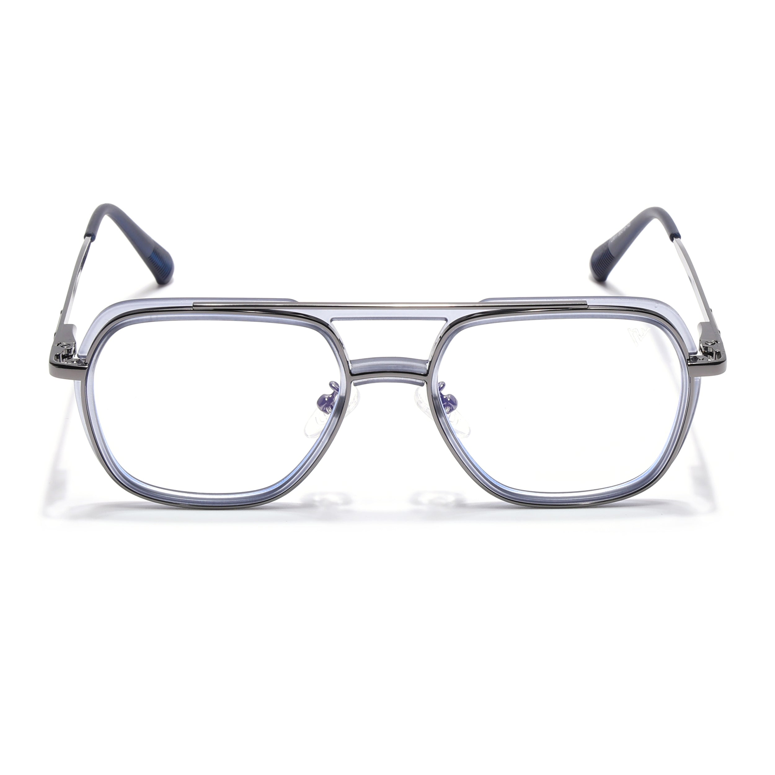 Voyage Grey Wayfarer Eyeglasses for Men & Women (5011FMG6847-C5)