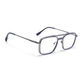 Voyage Grey Wayfarer Eyeglasses for Men & Women (5012FMG6855-C5)