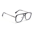 Voyage Grey & Black Wayfarer Eyeglasses for Men & Women (5013FMG6859-C1)