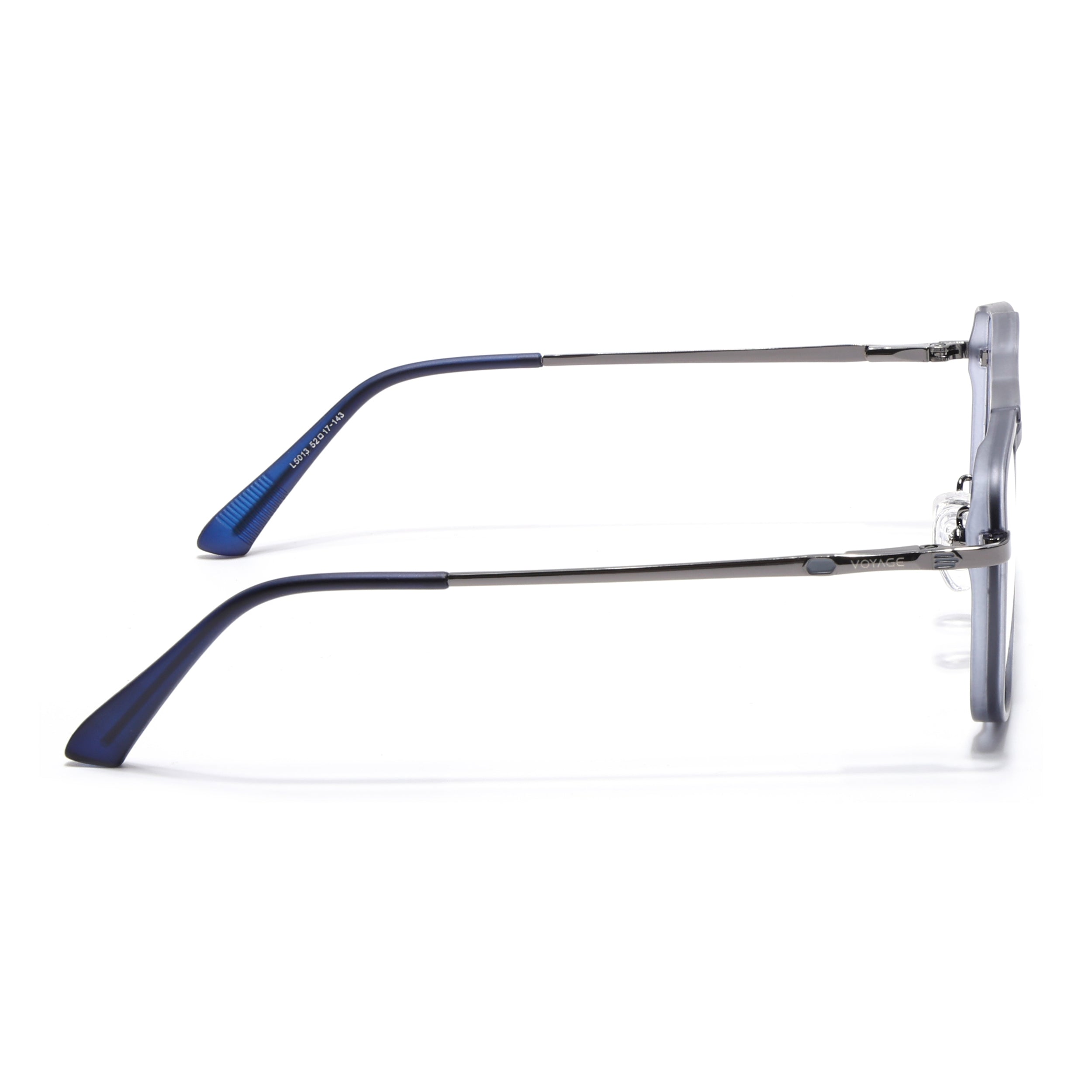 Voyage Grey Wayfarer Eyeglasses for Men & Women (5013FMG6863-C5)