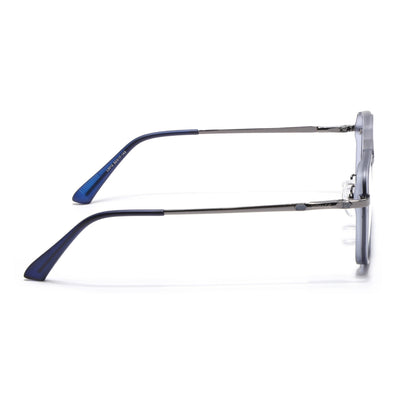 Voyage Grey Wayfarer Eyeglasses for Men & Women (5013FMG6863-C5)