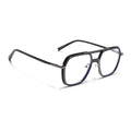 Voyage Grey & Black Wayfarer Eyeglasses for Men & Women (5014FMG6867-C1)