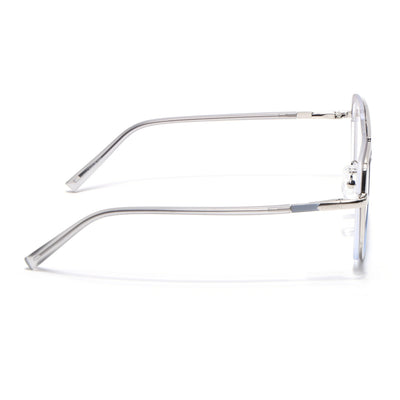 Voyage Silver & Grey Wayfarer Eyeglasses for Men & Women (5014FMG6872-C6)