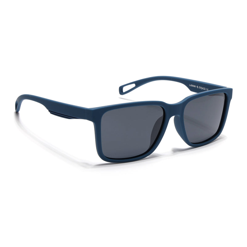 Eyejack Blue Wayfarer Polarized Sunglasses for Men & Women (5066PCL1241)