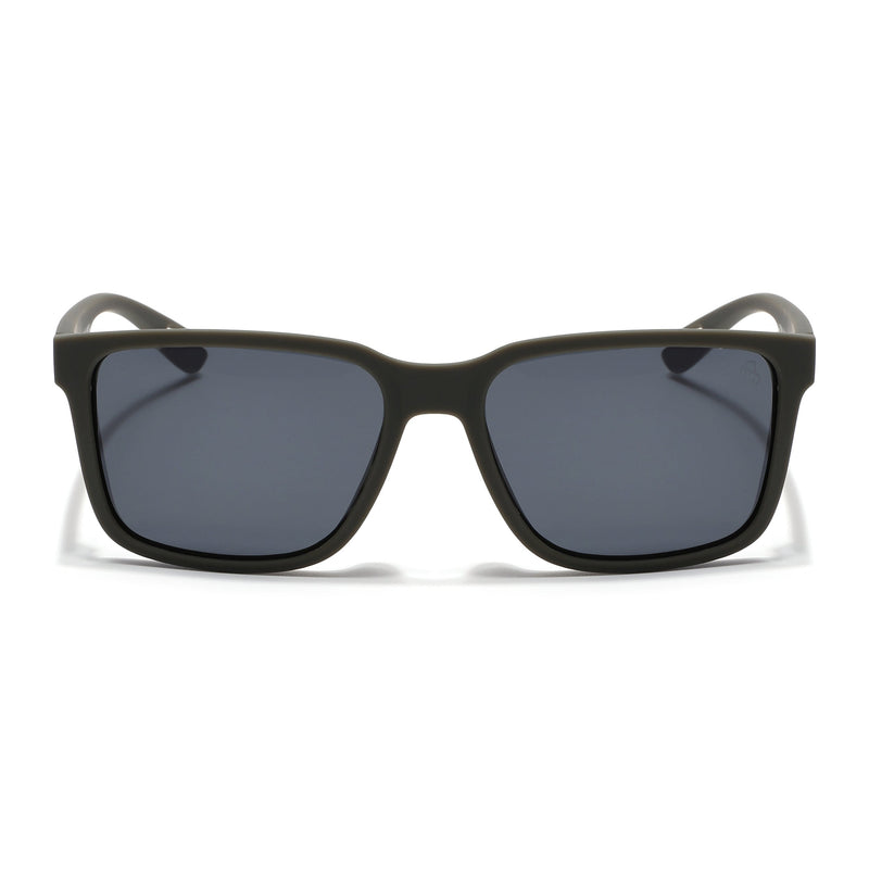 Eyejack Green Wayfarer Polarized Sunglasses for Men & Women (5066PCL1242)