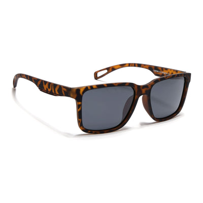 Eyejack Demi Brown Wayfarer Polarized Sunglasses for Men & Women (5066PCL1243)
