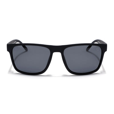 Eyejack Black Wayfarer Polarized Sunglasses for Men & Women (5078PCL1281)