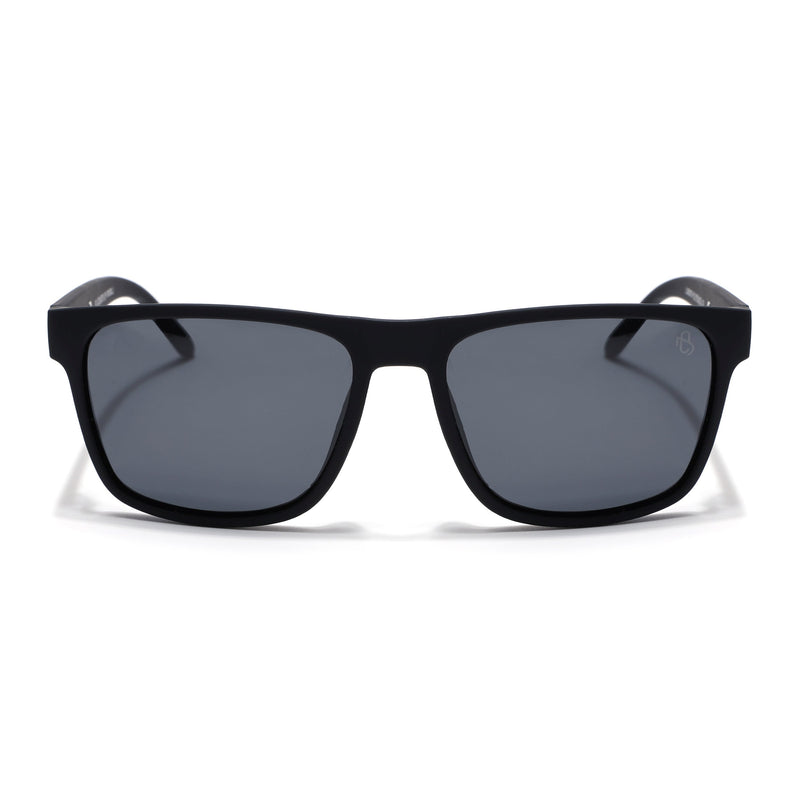 Eyejack Black Wayfarer Polarized Sunglasses for Men & Women (5078PCL1281)