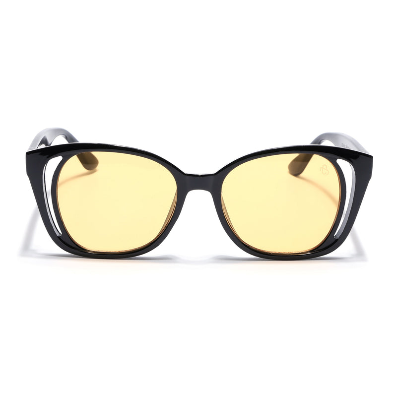 Eyejack Shine Black Round Sunglasses for Women (5082CL1219)